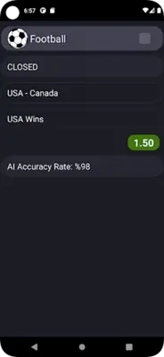 AI Prediction android App screenshot 1